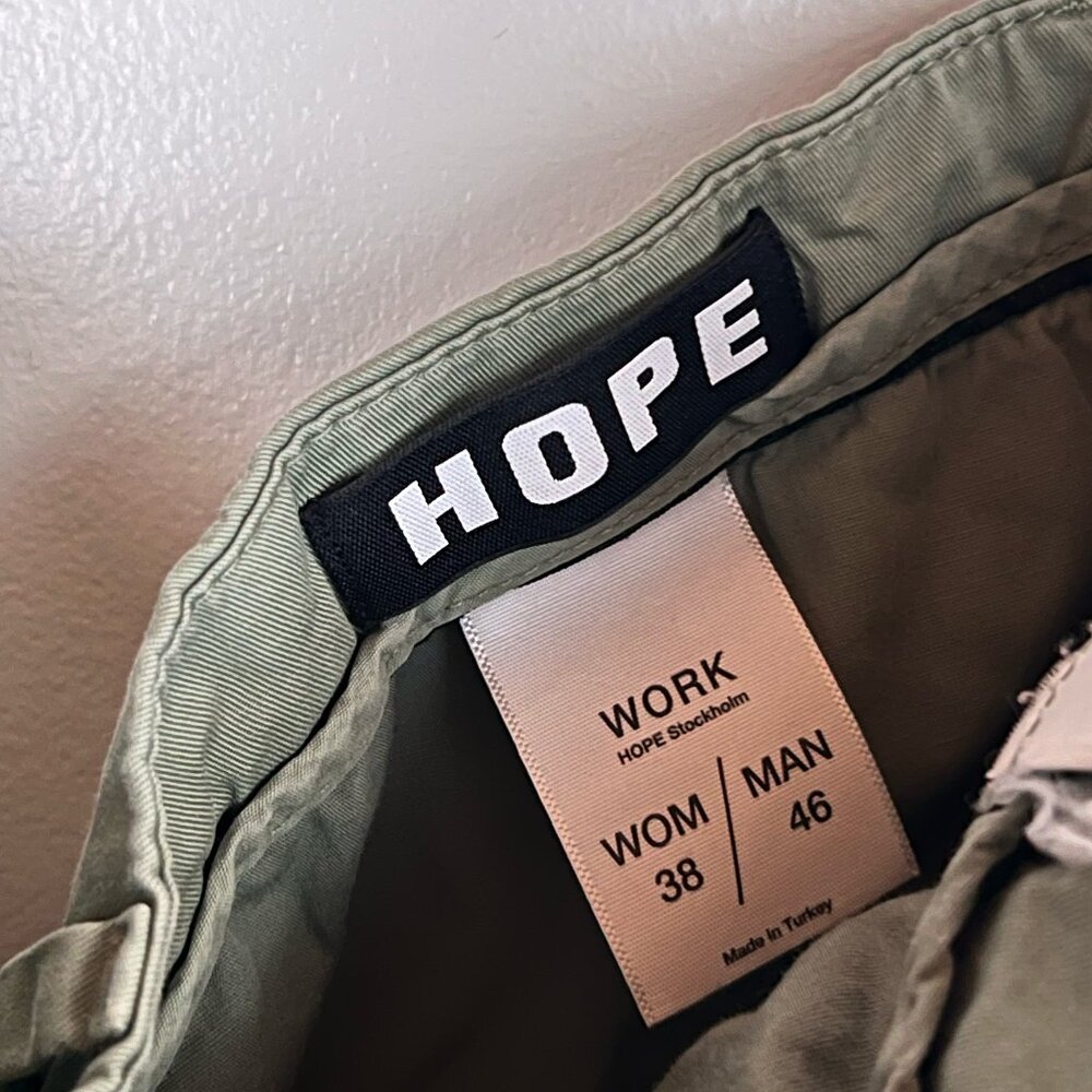 Hope News Edit Trousers - Pale Green - 38